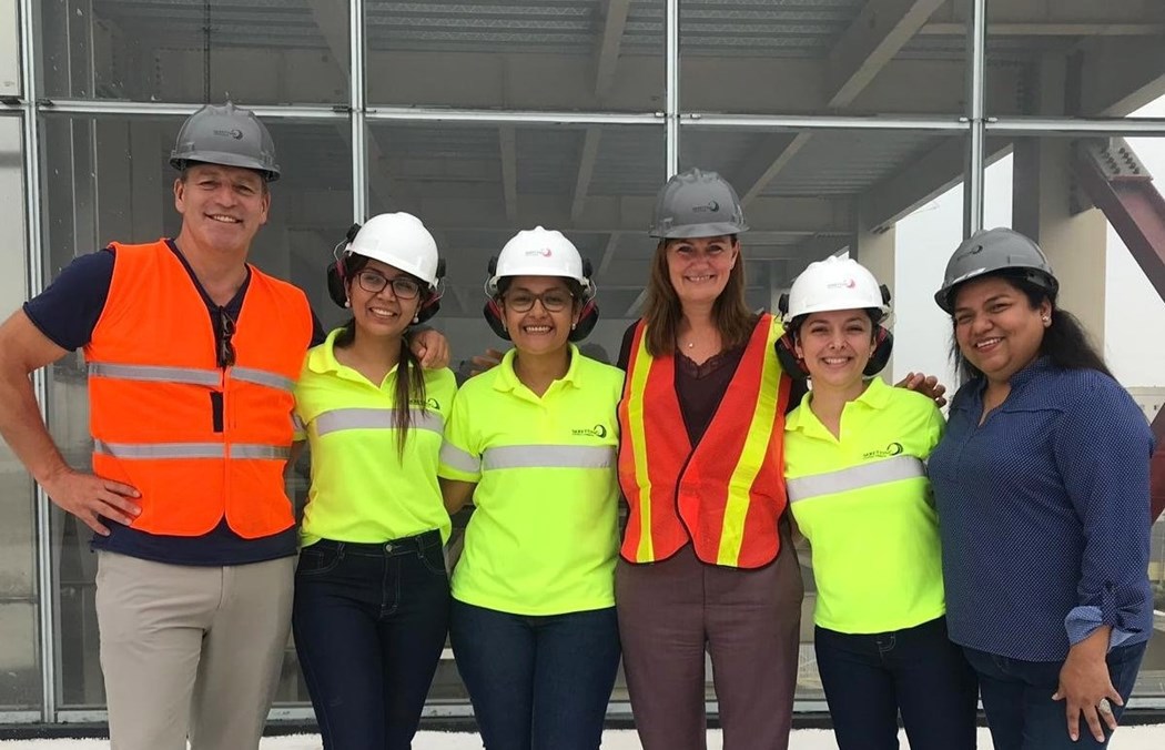 Skretting staff in Ecuador